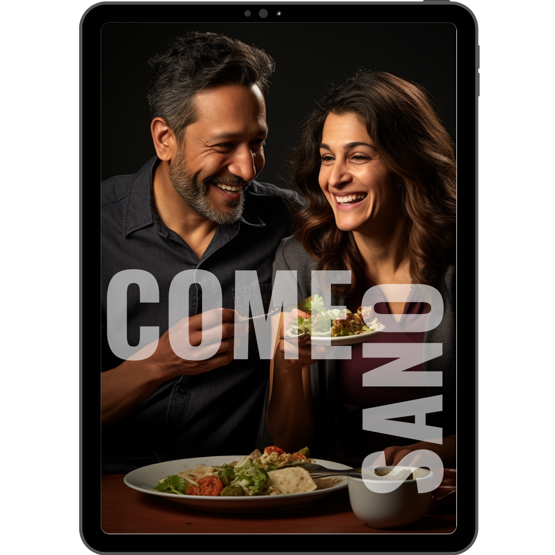 Programa para bajar de peso presentado en una tablet